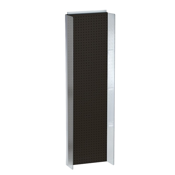 Azar Displays 16"W x 60"H Pegboard Powerwing Display 700356-BLK - main